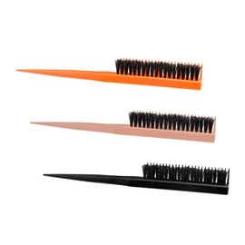 Mikinona Boar Bristle Brush for Slicking Back Styling Comb Tail for Hair Parting Smooth Hair Brush