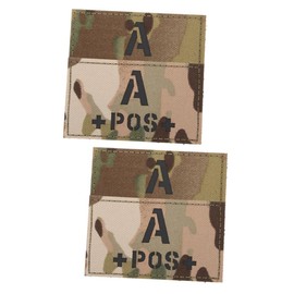 Operitacx Red Heart Yarn 4 Pcs Blood Type Patch Patches A Positive Blood Type Badges Camouflage Blood Type Badges Blood Type Badges Hook and Loop Patch Ir Armband at Night Nylon