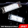 KEEGTBOX Full LED License Plate Light Tag Lamp Compatible with