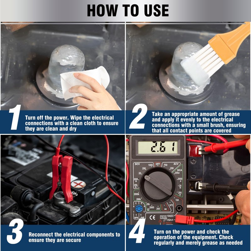 AstraVox Silicone Dielectric Grease for Electrical Connectors Automotive, Dialectric Grease