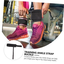 SUPVOX Wrapped Ankle Strap for Cable Machine Durable Fitness Ankle Belt for Leg Workouts Hip Abduction and Stretching Exercises Comfortable Design for All Ages