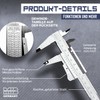 MIB Vernier Caliper with Moment Adjustment DIN 862 150 mm