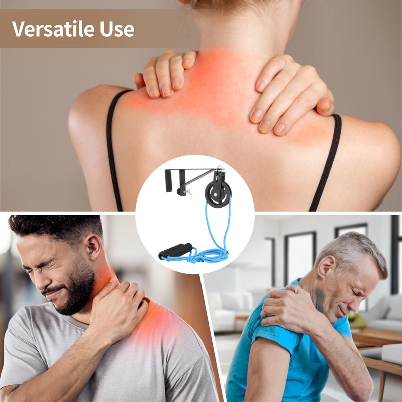 Shoulder Pulley for Physical Therapy, Over The Door Pulley Rehab