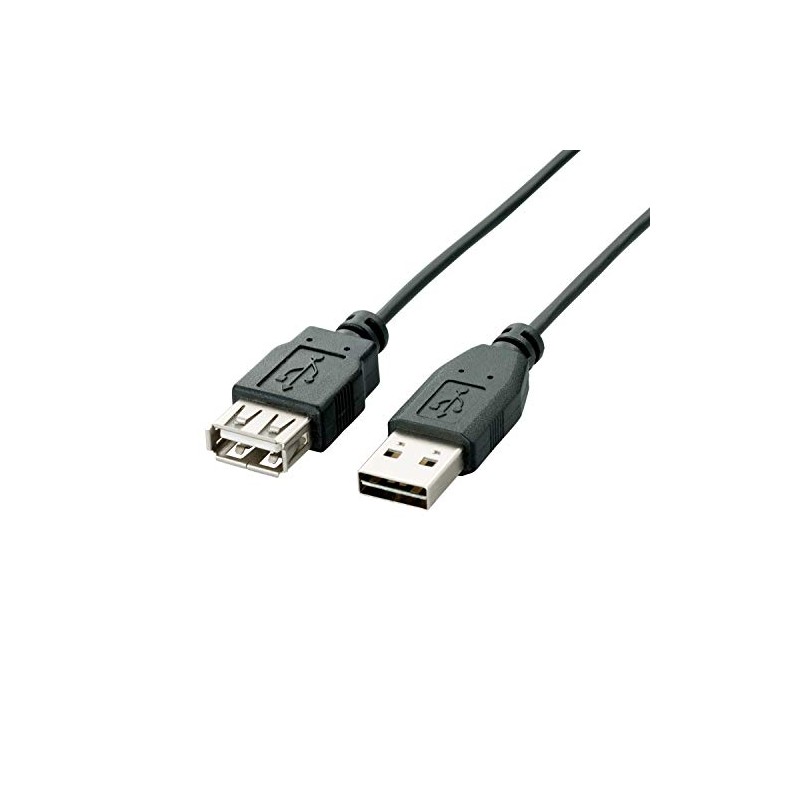 エレコム USBケーブル 延長 USB2.0 (USB A オス to USB A