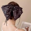 Rannyrena Large Chiffon Silk Hair Bow for Women Mesh Big