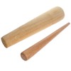 Auniwaig Wood Ring Mandrel Pine Ring Making Tool Hammer Mallet