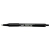 BIC SCSM361AST Soft Feel Retractable Ballpoint Pen, Black/Blue, 1mm, Medium,