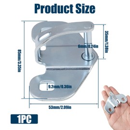 1345736080 Rear Bottom Door Lock Striker for Fiat, Lower Door Latch Keypad Actuator Replacement Compatible with Peugeot Ducato Boxer Citroen Relay 2006-2014 1369006080