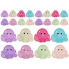 YARNOW 24pcs Miniature Octopus Figurine Luminous Tiny Octopus Mini Resin