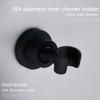 Shower Head Holder Hand Shower Bracket for Stainless Steel Wall