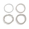 4Pcs Stackable Beaded Layered Bracelet Set for Women Irregular Gold