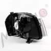 Mayello-autoem Pair Black Headlights For 01-04 Nissan Frontier XE/SE Left&Right