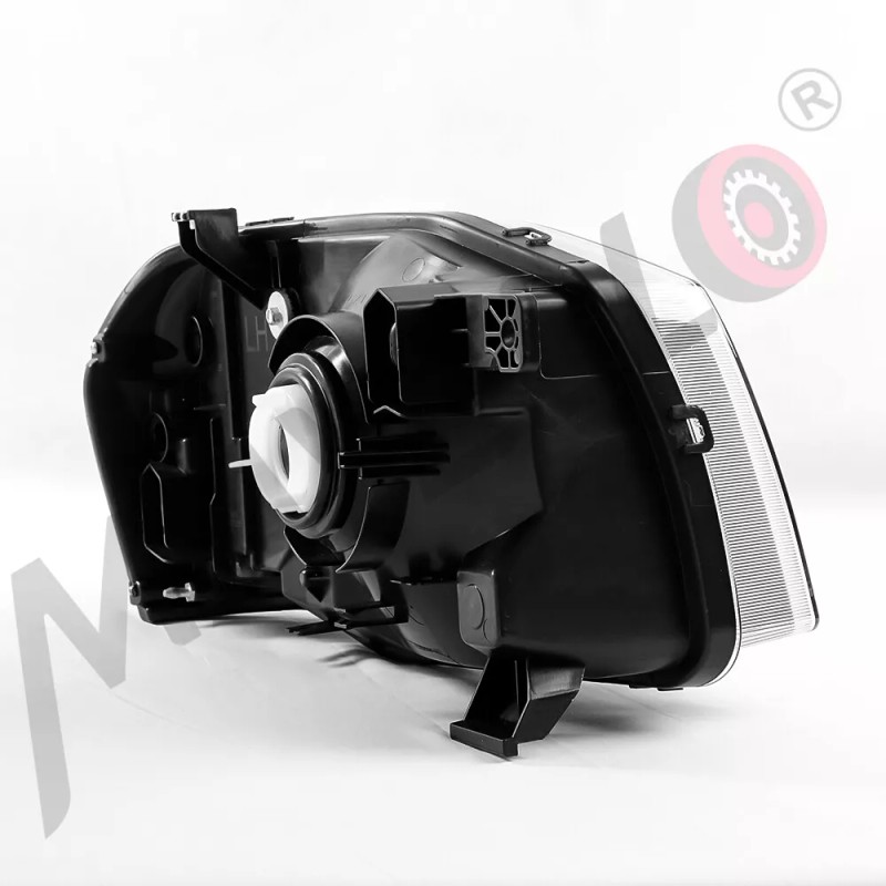 Mayello-autoem Pair Black Headlights For 01-04 Nissan Frontier XE/SE Left&Right