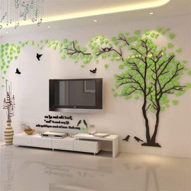 3D Tree Wall Sticker, DIY Wall Tattoo, Wall Art Sticker, Wall Decoration for Home, Christmas, Bedroom, Hall, Stairs, Baby’s Room, Nursery