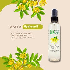 GreenHealth Ylang Ylang Hydrosol (Floral Water) - 32 fl oz Plastic Jug w/Cap - 100% Pure (NOT Oil)
