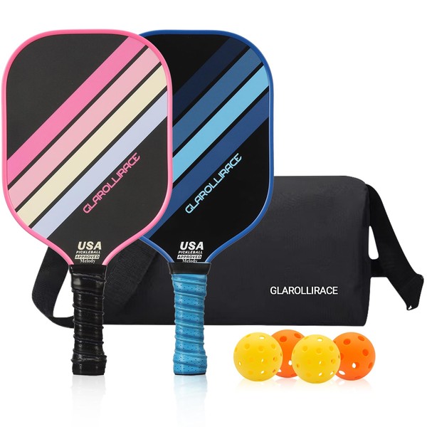 Pickleball Paddles Set of 2 Pickle Ball Paddles,USAPA Approved Pickleball