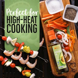 BetterBody Foods BetterBody Foods Refined Non-GMO Cooking Oil, Kosher, Keto and Paleo Diet Friendly, for High-Heat Cooking, Avocado Oil, 1 Liter, 33.8 Fl Oz