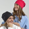 Hatstar Long Slouchy Beanie, 2-in-1 Reversible Jersey Hat in 45