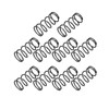 TA-VIGOR 10Pcs Extended Compressed Spring, 1.2mm Wire Dia, 14mm OD,