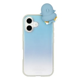 Gourmandies mofusand Frame IIIIfit Clear iPhone16 Compatible Case Shark Nyan MOFU-49A