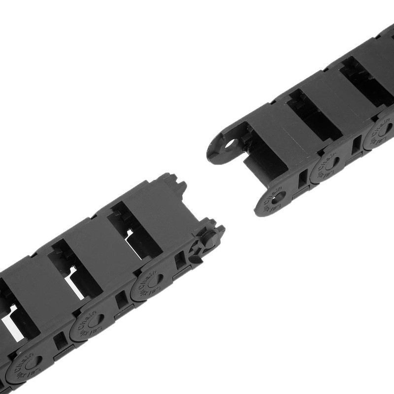 sourcing map 1.5 Metre Drag Chain Cable Carrier Open Type