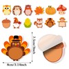 240Pcs Fall Sticky Notes Thanksgiving Sticky Notes, Turkey Pumpkin Squirrel