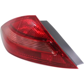 Evan Fischer Tail Light Lens and Housing Compatible with 2003-2005 Honda Accord Coupe Driver Side