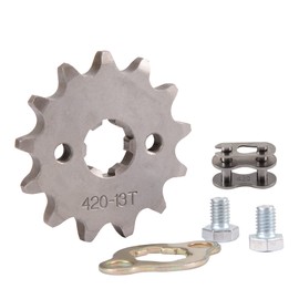WOOSTAR Motorcycle 420-13T Front Sprocket 17mm Replacement for 50cc 70cc 90cc 110cc 125cc Dirt Pit Bike Mini Bike ATV 4 Wheeler Moped