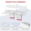 SOLVESTIS Wall Mounted Drying Rack 40", Foldable Laundry Drying Rack
