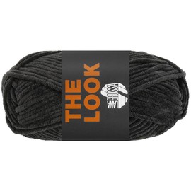 LANA GROSSA The Look Velvety Soft and Sturdy Chenille Yarn Hand Knitting Yarn Made of 100% Polyester 100 g Wool for Knitting and Crocheting 120 m Yarn