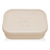 Ali+Oli Leak Proof Bento Box (Coconut) Food-Grade Silicone Bento Box,