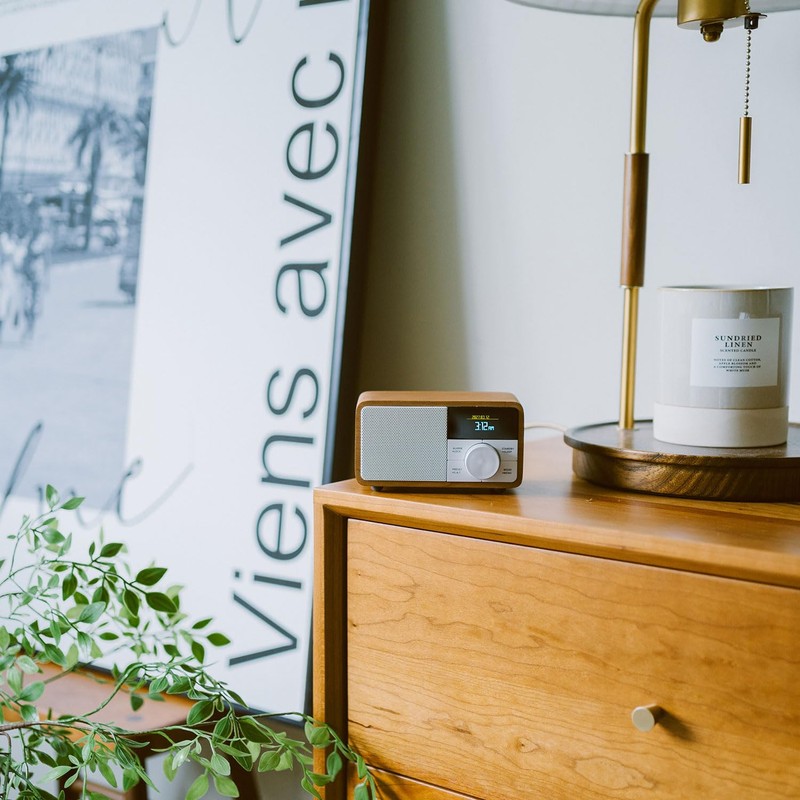 Sangean WR-305 Wide FM Radio Bluetooth Speaker with OLED Display,