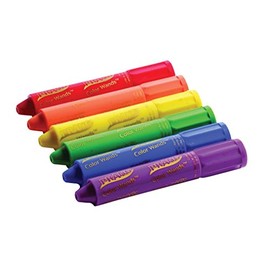 Prang Color Wands Crayons, Assorted Colors, 6 Count (47878)