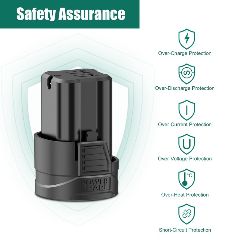 HYCHIKA 16.8V 1500mAh Tool Battery, Compatible with HYCHIKA 16.8V Drill