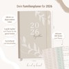 KIND OF HAZEL Family Planner 2026 DIN A5 Book Calendar