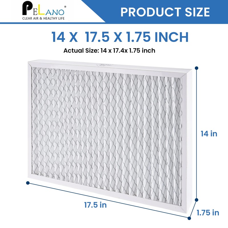 Pelano 14 x 17.5 x1.75 MERV 13 Replacement Dehumidifier Filter