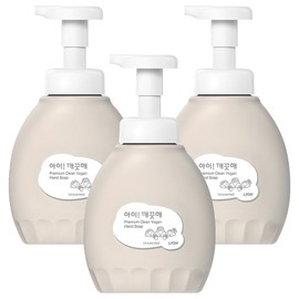iClean Premium Clean Vegan Foam Hand Soap, 450ml, 3 pieces / 아이깨끗해 프리미엄 클린 비건 폼 핸드솝, 450ml, 3개
