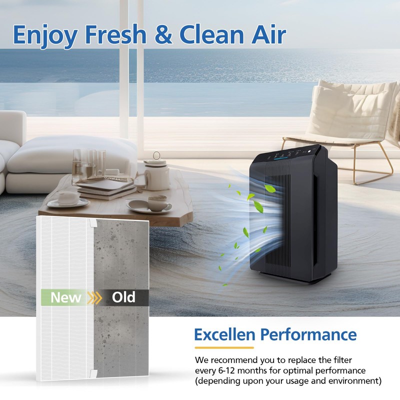 116130 Replacement Filter H Compatible with Winix 5500-2 Air Purifier