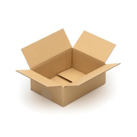 Folding Boxes 230 x 170 x 80 mm Pack of 100 | Small Corrugated Cardboard Boxes | Ideal for Goods Shipments