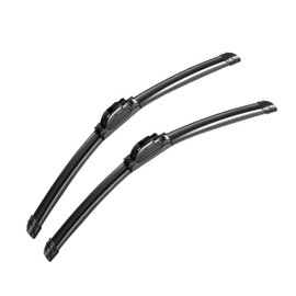Windshield Wipers 24”+22” Premium OEM Quality, Durable Stable and Quite, Universal J/U Hook All-season Auto Replacement Front Wiper Blades (Pack of 2)