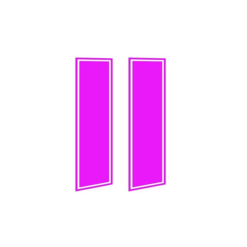 Pink Universal Solid Stripe Pin Stripe Set Vinyl Decal Set:
