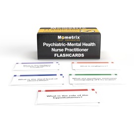 Psychiatric-Mental Health Nurse Practitioner Study Cards: PMHNP Exam Review and Practice Test Questions for The Psychiatric Mental Health Nursing Certification [Full Color Cards]