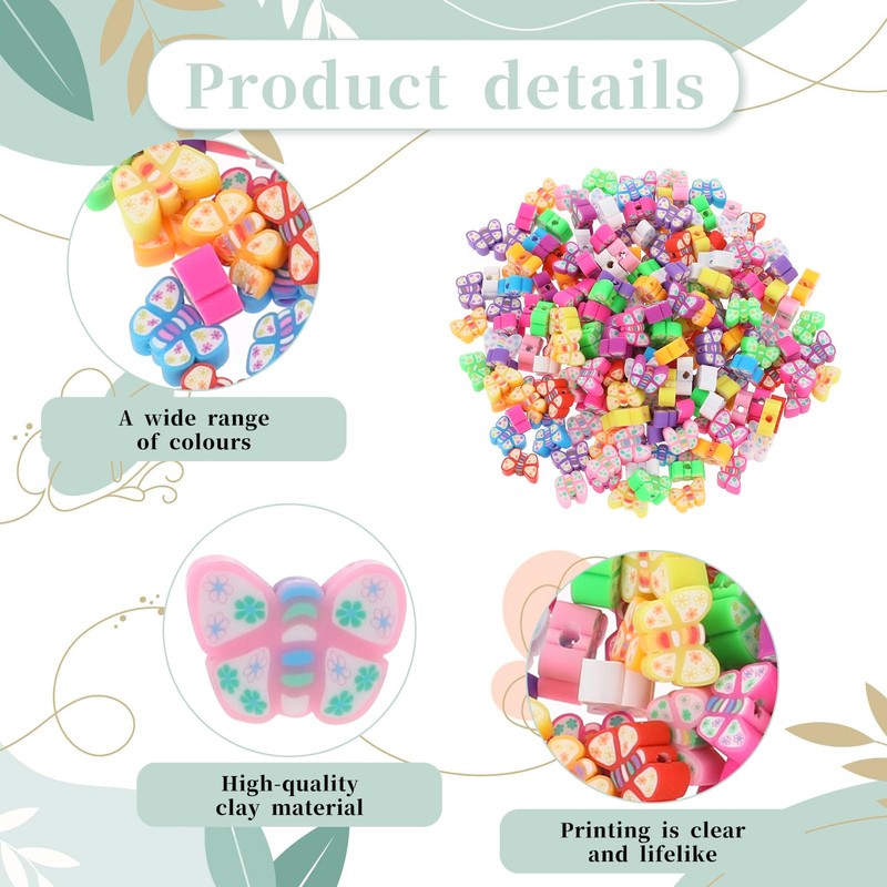 Pack of 200 Craft Beads for Threading