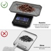 OCCULO Báscula Digital de Cocina 2KG/0.1g,Báscula de Café Recargable con