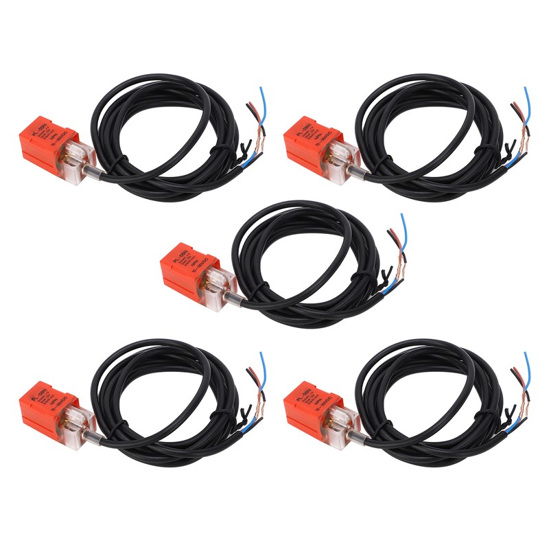 5Pcs Proximity Switch NPN Normally Open 100Hz Response Frequency IP65