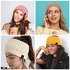 Ladies Extra Wide Headband Warm Knitted Headband Soft Cotton Ear
