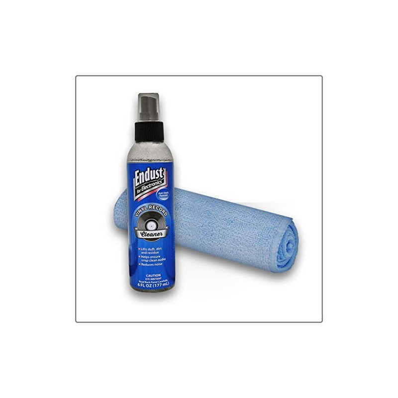 Endust for Electronics Vinyl Record Cleaner Spray, Anti-Static Cleaning Gel,
