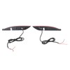 2Pcs LED Rear Bumper Reflector Light Waterproof Super Bright Long