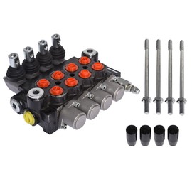 kimllier 4 Spool Hydraulic Valve 11GPM 3625PSI Hydraulic Directional Control Valve SAE Ports Double Acting Valve