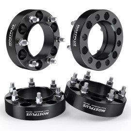 MOSTPLUS Set(4) 1.5 inch Wheel Spacers 6x5.5 For Toyota Tundra 4Runner Sequoia FJ Cruiser